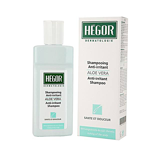 شامپو تسکین دهنده آلوئه ورا هگورHEGOR ANTI IRRITANT SHAMPOO