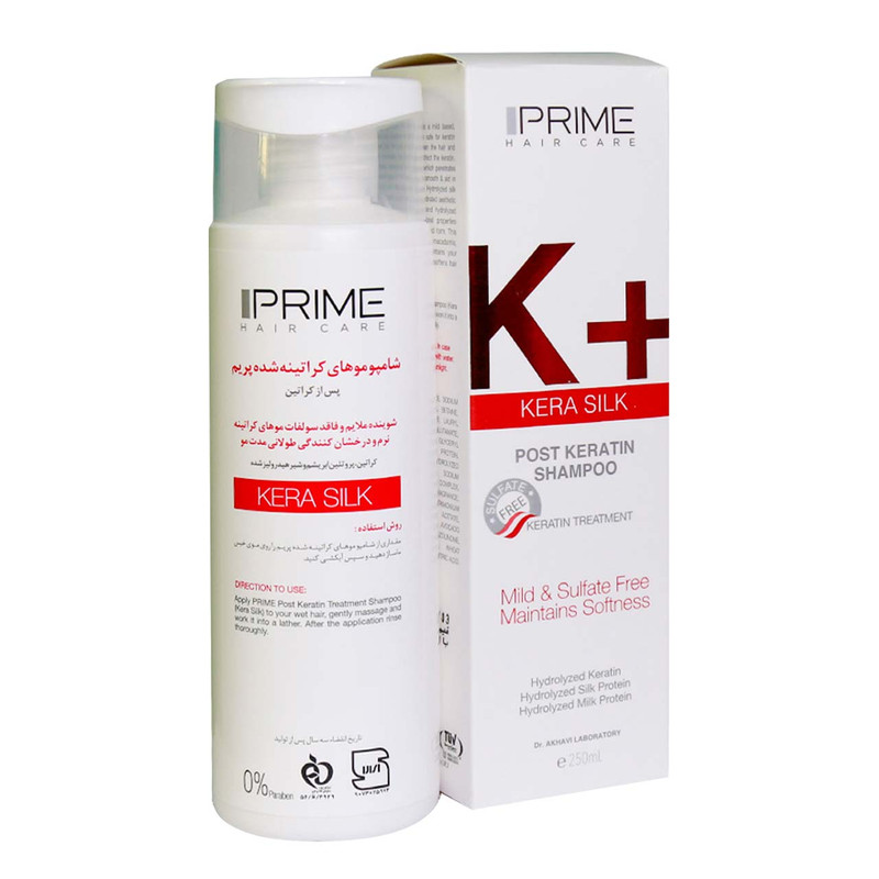 شامپو موهای کراتینه شده K+پرایمKERA SILK PRIME