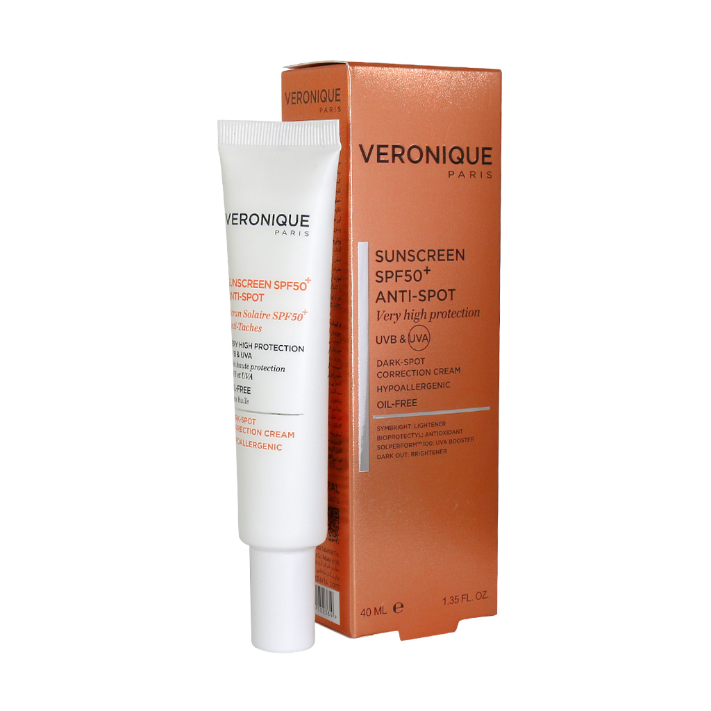 ضد آفتاب ضد لک spf 50 ورونیکSUNSCREEN SPF50+ ANTI SPOT VERONIQUE