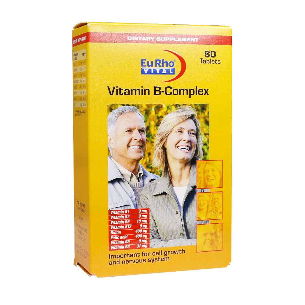 ویتامین ب - کمپلکس یوروویتال VITAMIN B COMPLEX EURHO VITAL