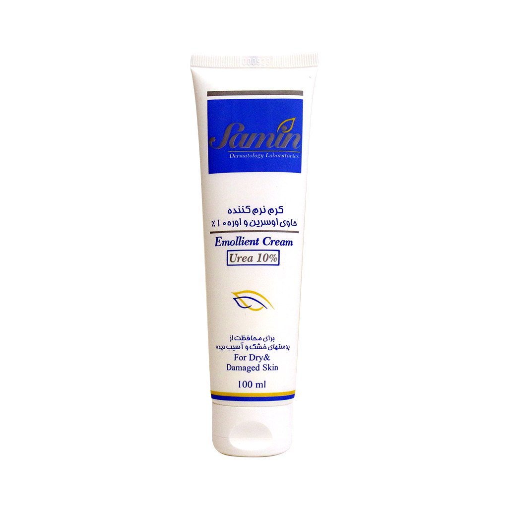 کرم نرم کننده حاوی اوسرین و اوره 10 درصد ثمین EMOLLIENT CREAM UREA 10% SAMIN