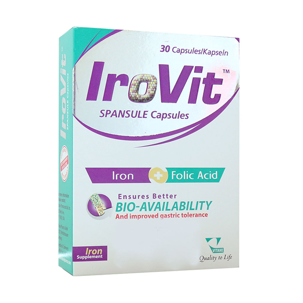 کپسول آیروویت ویتان IROVIT SPANSULE CAPSULES VITANE