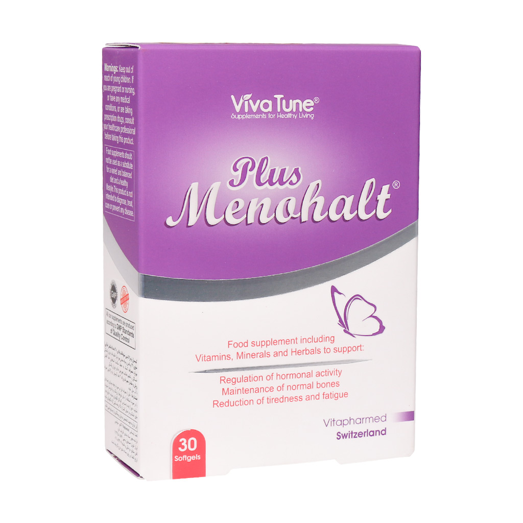 کپسول نرم ژلاتینی منوهالت پلاس ویواتیون MENOHALT PLUS VIVA TUNE