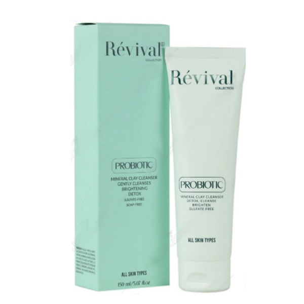 ژل شستشوی صورت کائولن رویوال REVIVAL PROBIOTIC BRIGHTENING CLEANSING GEL