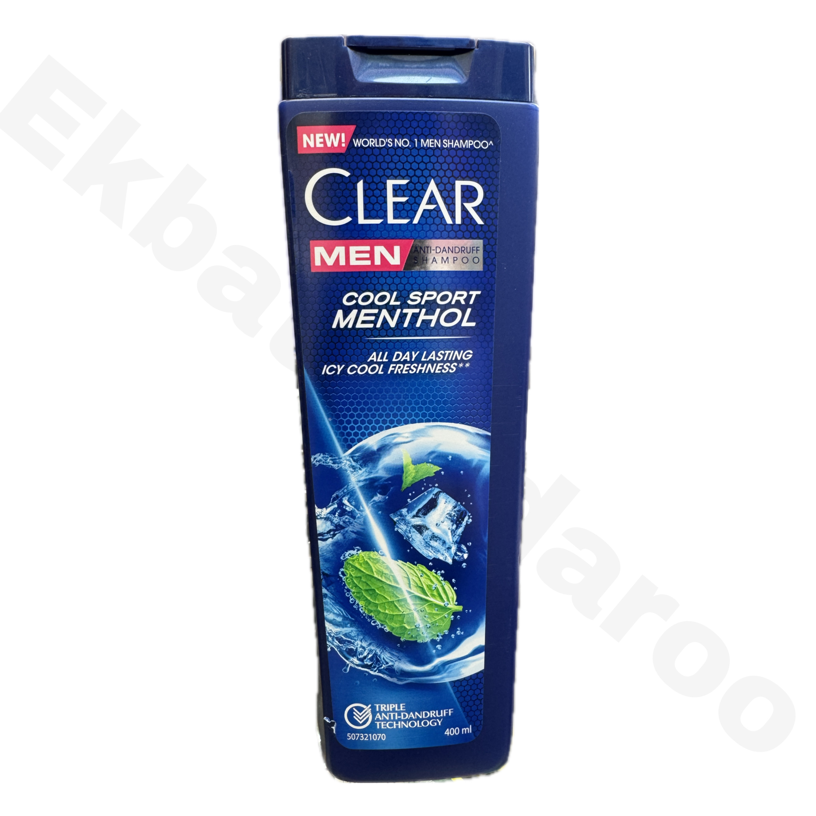 شامپو ضد شوره نعنایی مردانه 400 میل کلیر  CLEAR COOL SPORT MENTHOL ANTI-DANDRUFF NOURISHING SHAMPOO FOR MEN