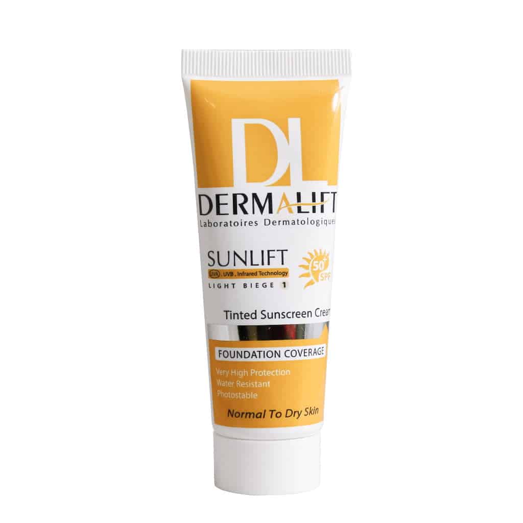 کرم ضد آفتاب SPF50 پوست خشک و معمولی درمالیفت