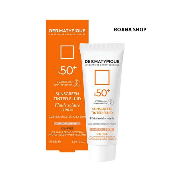 ضد آفتاب رنگی پوست چرب SPF50 (بژ طبیعی) درماتیپیک ۵۰ میلی لیتر