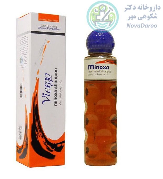 شامپو ضد ریزش و محرک فولیکول مو ماینوکسا ویرگو ۲۲۰ میلی لیتر