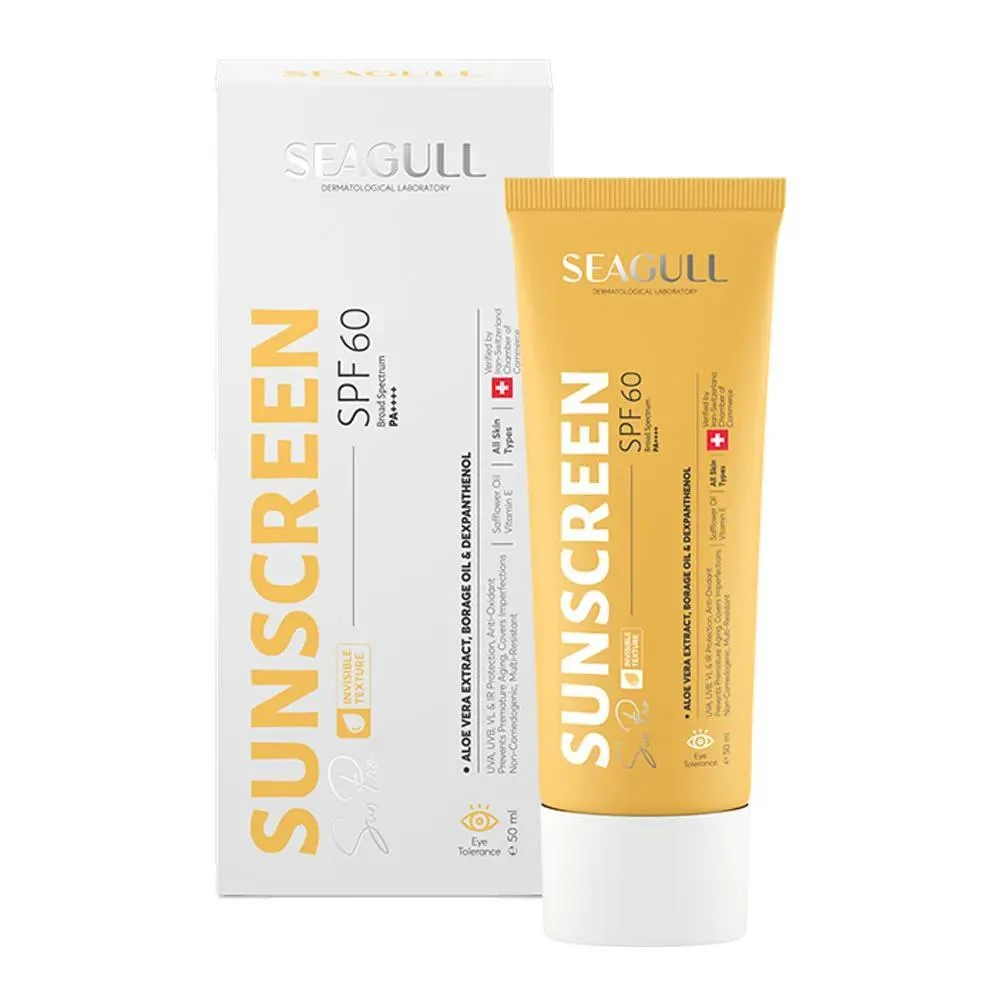 ضد آفتاب بی‌رنگ SPF60 سی گل