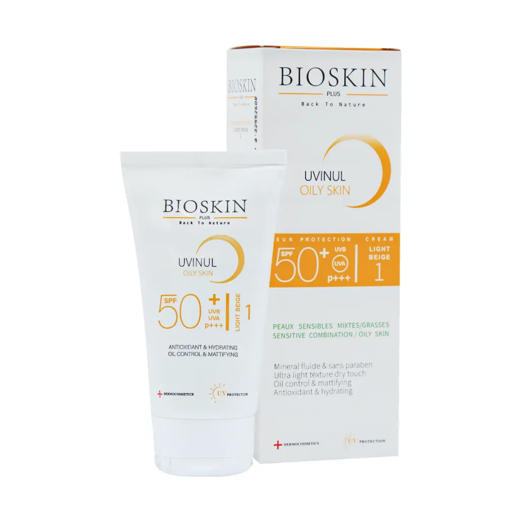کرم ضد آفتاب SPF50 پوست چرب بایو اسکین...