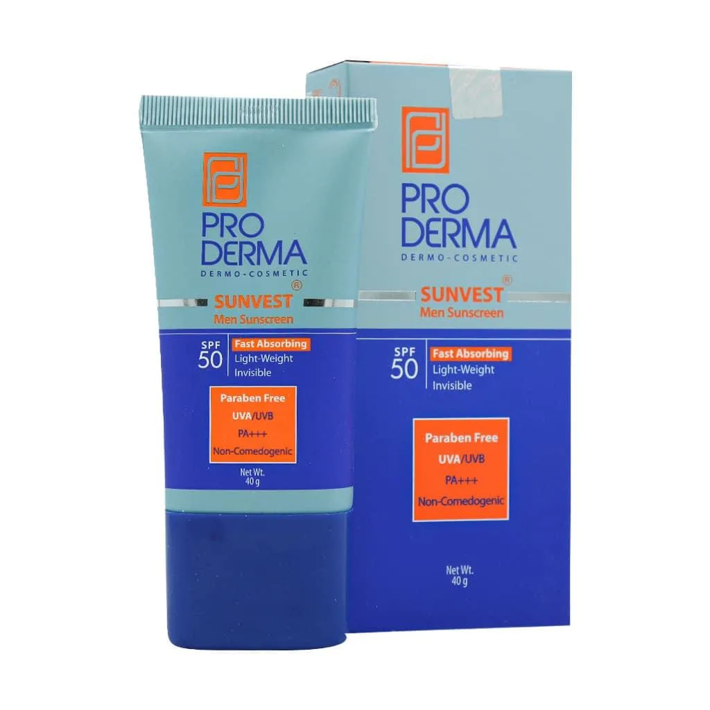کرم ضد آفتاب فاقد چربی آقایان SPF50 پرودرما...