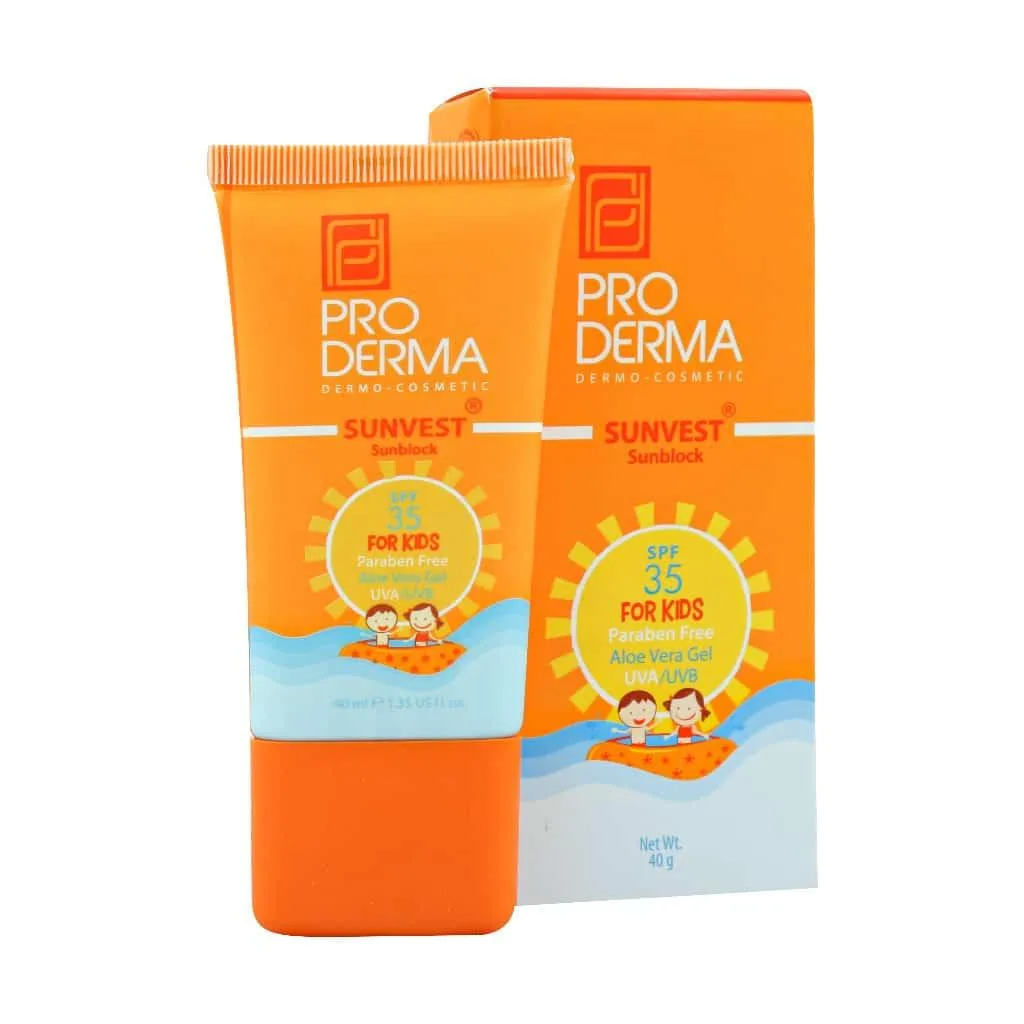 کرم ضد آفتاب کودک SPF35 پرودرما 40 میلی...