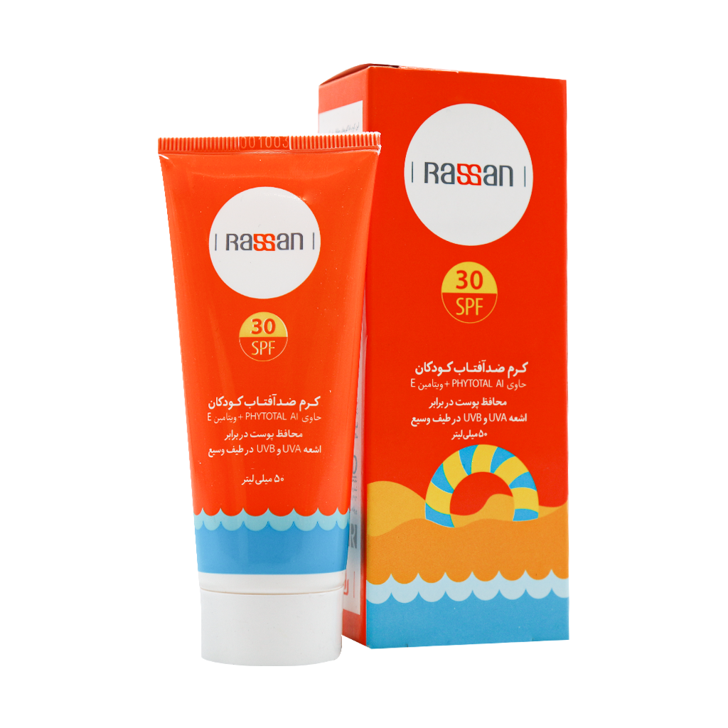 کرم ضد آفتاب کودکان SPF30 راسن 50 میلی...