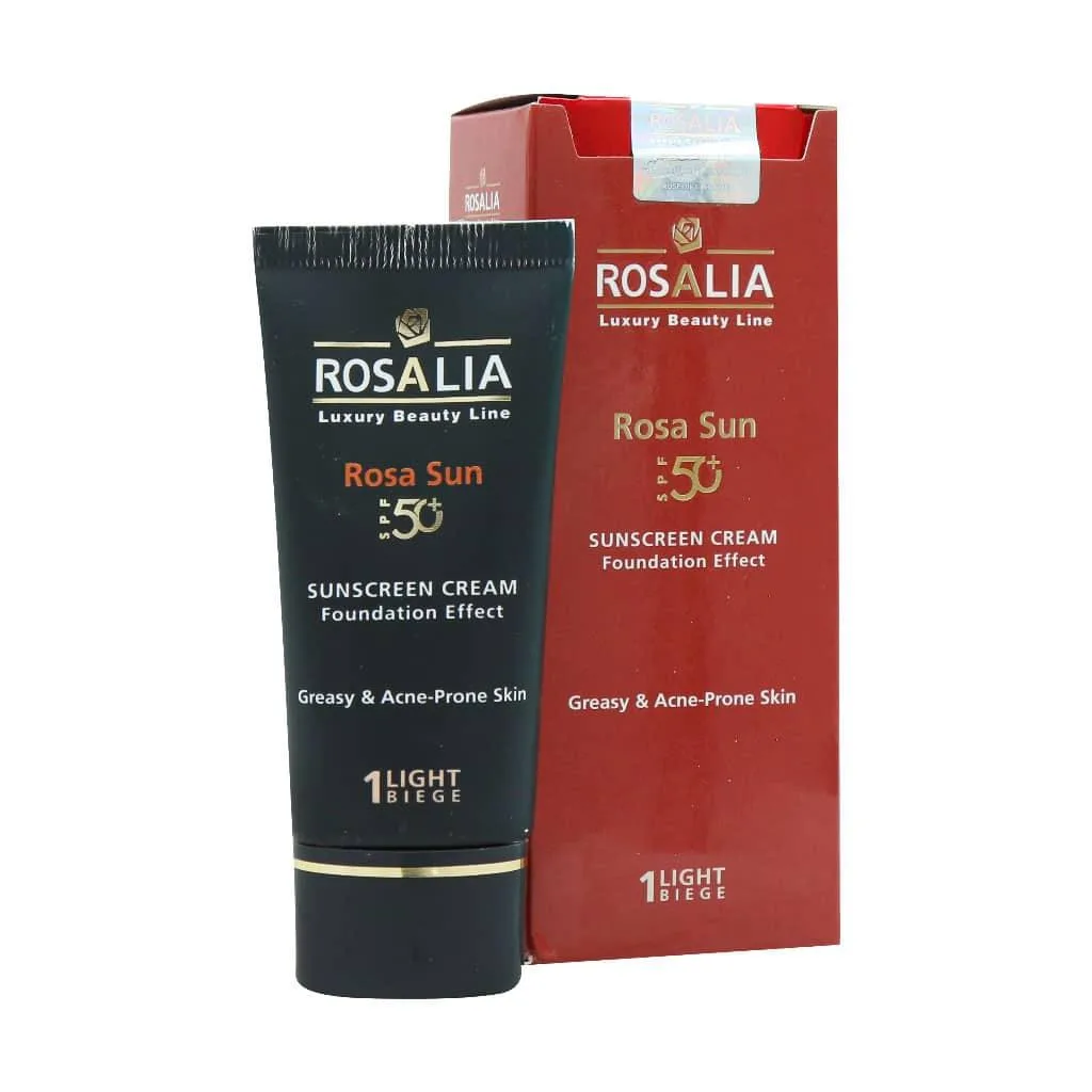 کرم ضد آفتاب SPF50 پوست چرب رزاسان رزالیا...