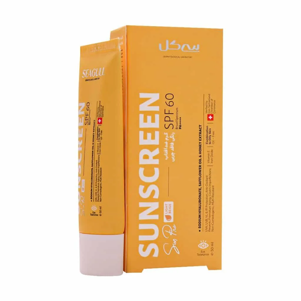 کرم ضد آفتاب سی گل SPF60 فاقد چربی...