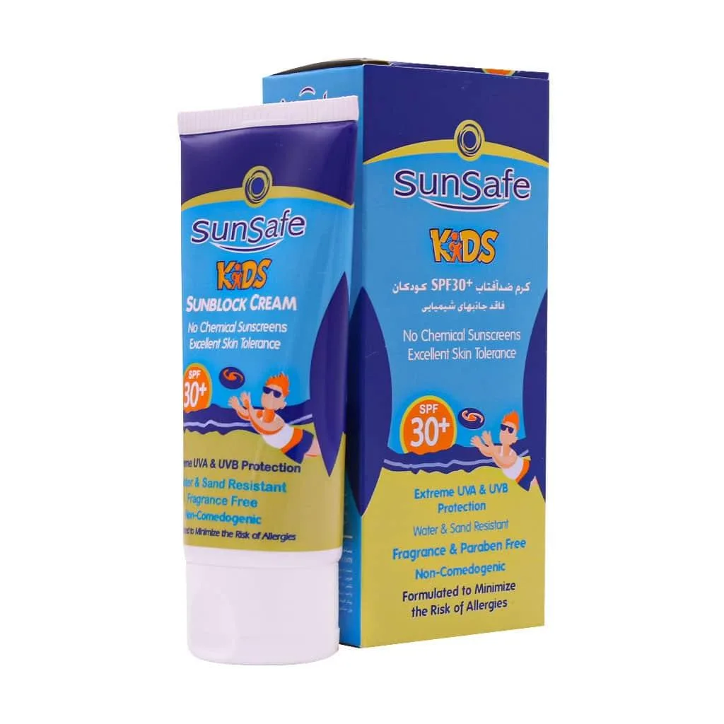 کرم ضد آفتاب کودکان SPF30 سان سیف 50...